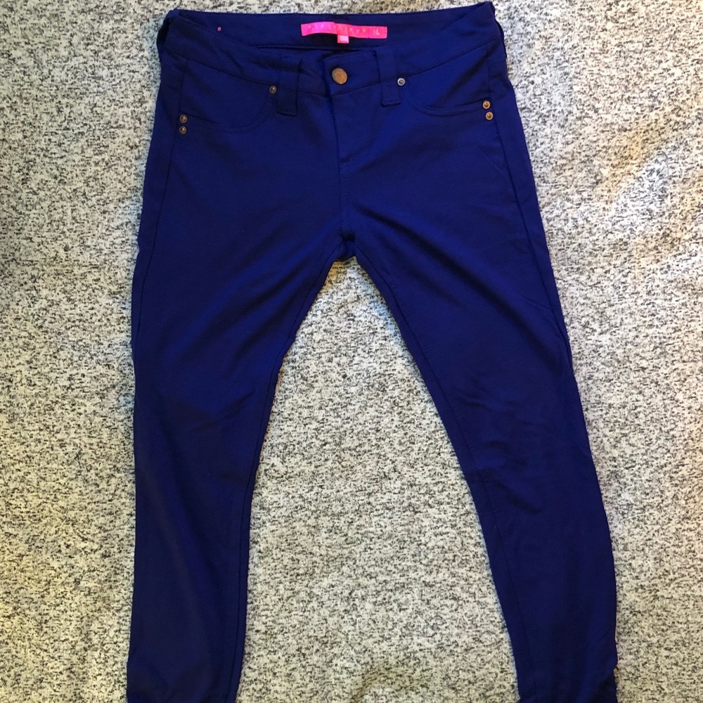 Royal blue jeggings